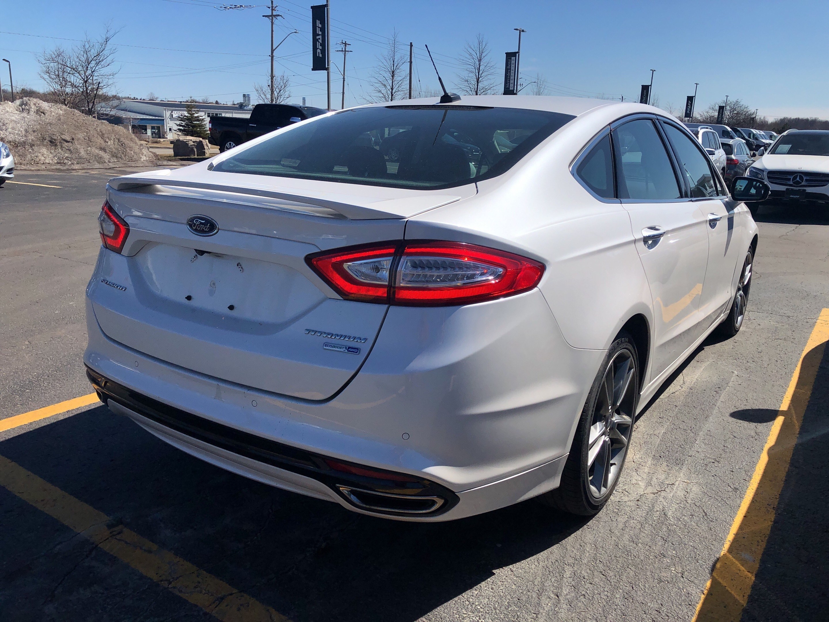 Pre-Owned 2015 Ford Fusion Titanium 4-Door Sedan in Kitchener #38882A ...